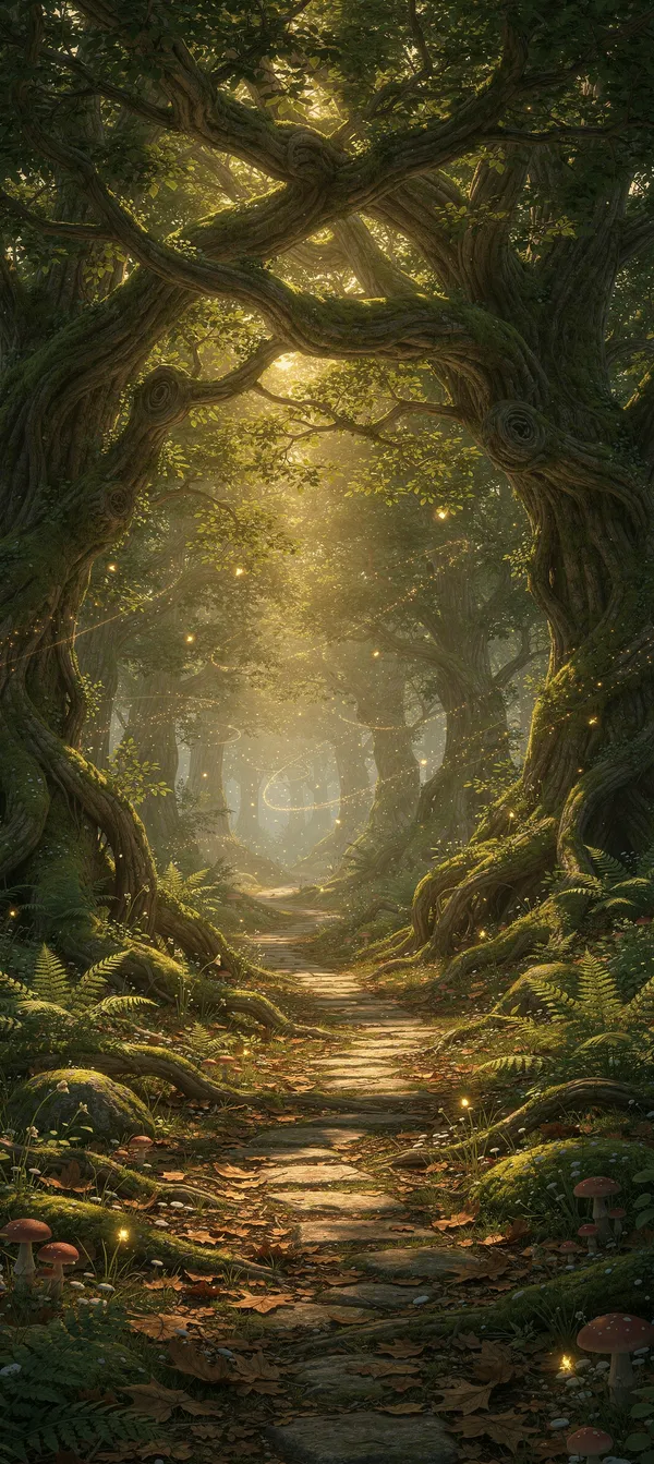 Enchanted Woodland Firefly Path