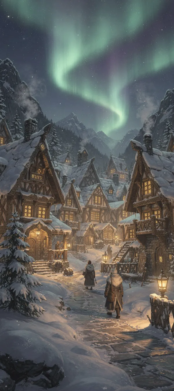 Magical Nordic Winter Village
