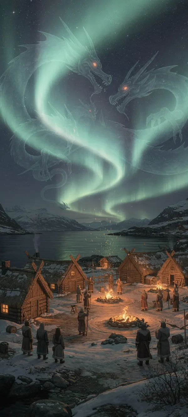 Northern Lights Dragon Aurora
