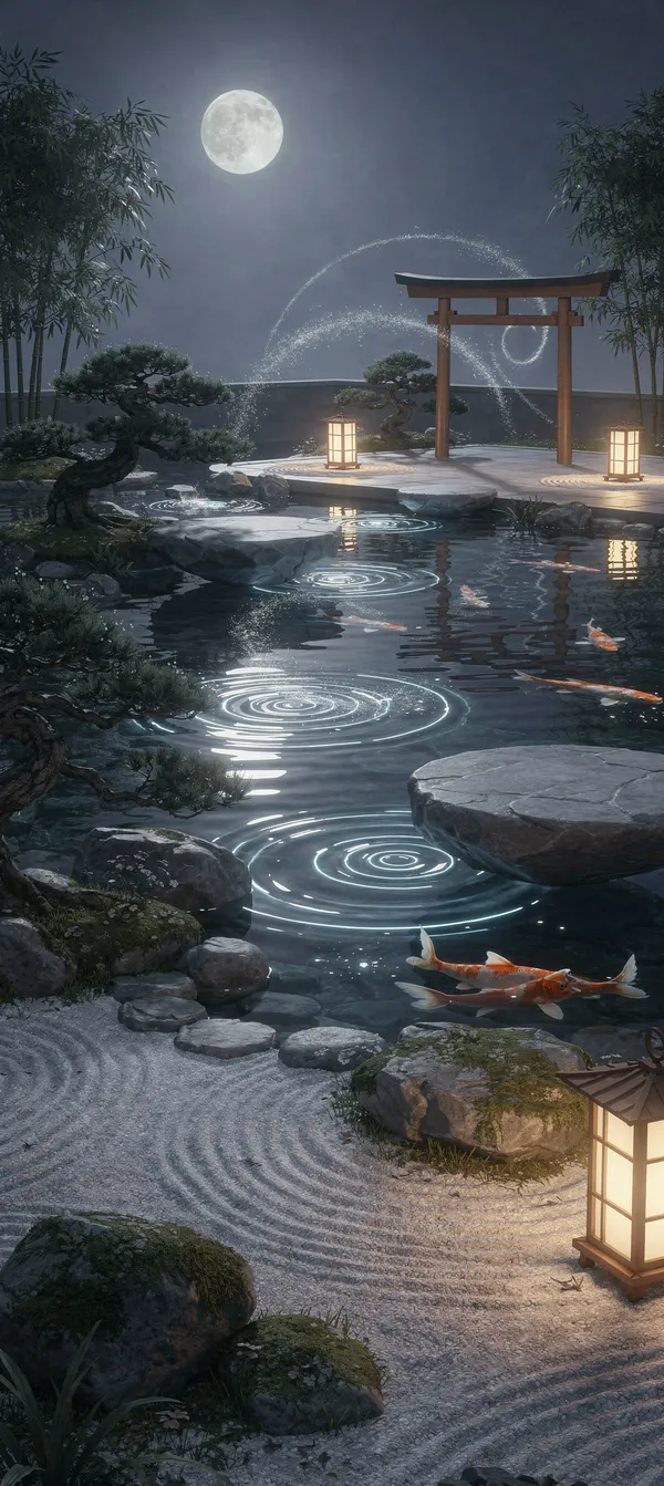 Zen Meditation Fantasy Landscape