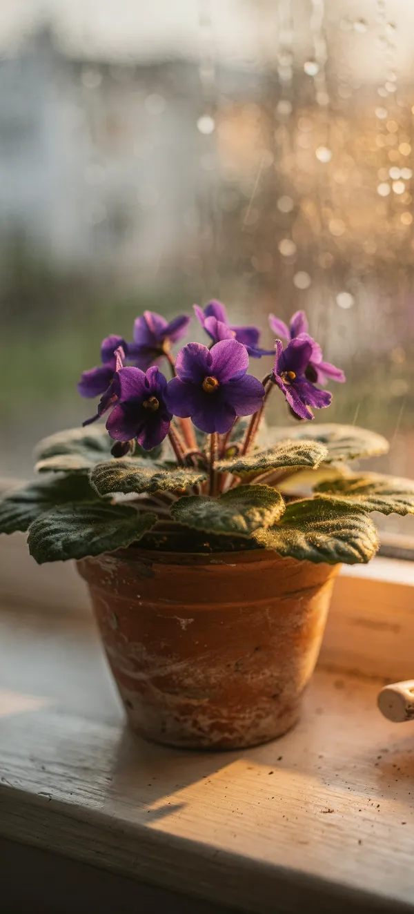 Violet Windowsill