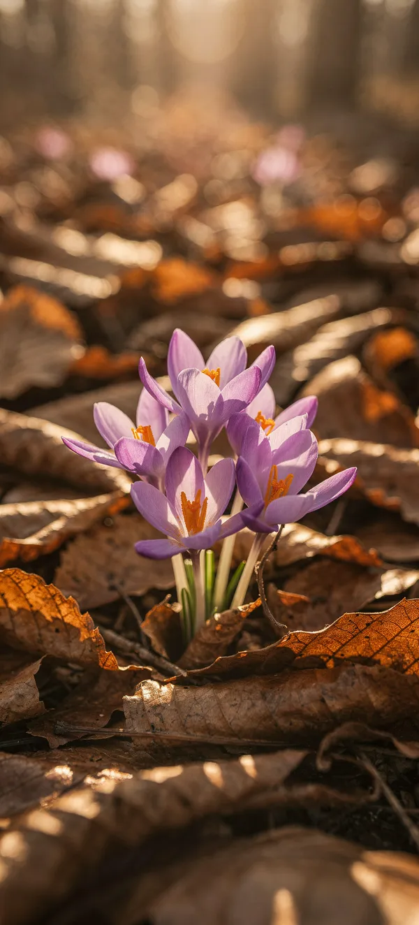 Autumn Crocus Glow