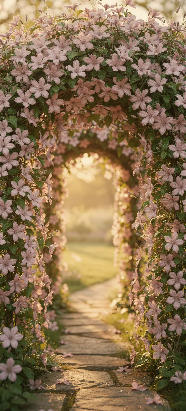 Clematis Montana Garden Arch