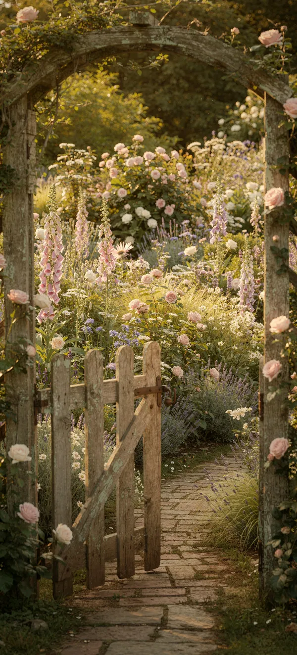 Garden Gate Floral Paradise