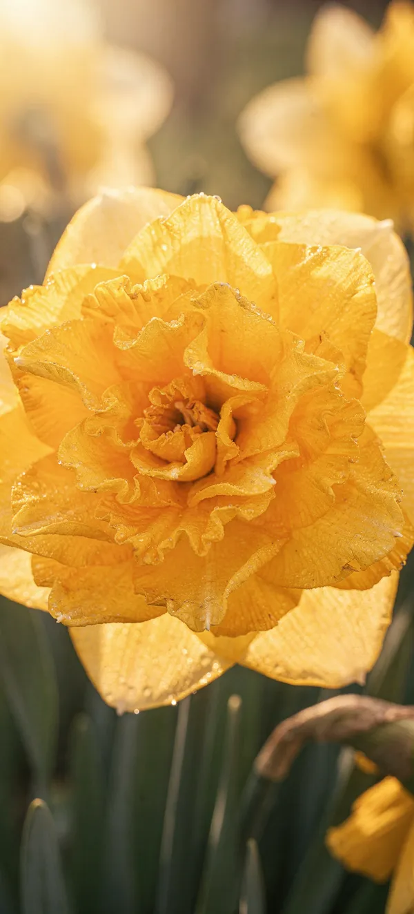 Golden Daffodil Close-Up