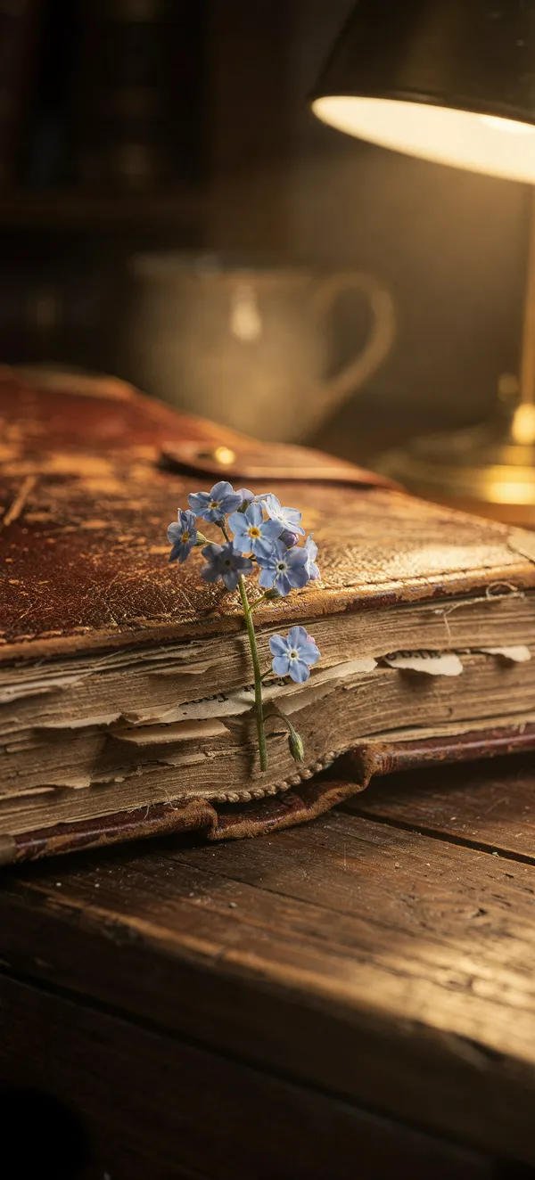 Forget-Me-Nots Book Page