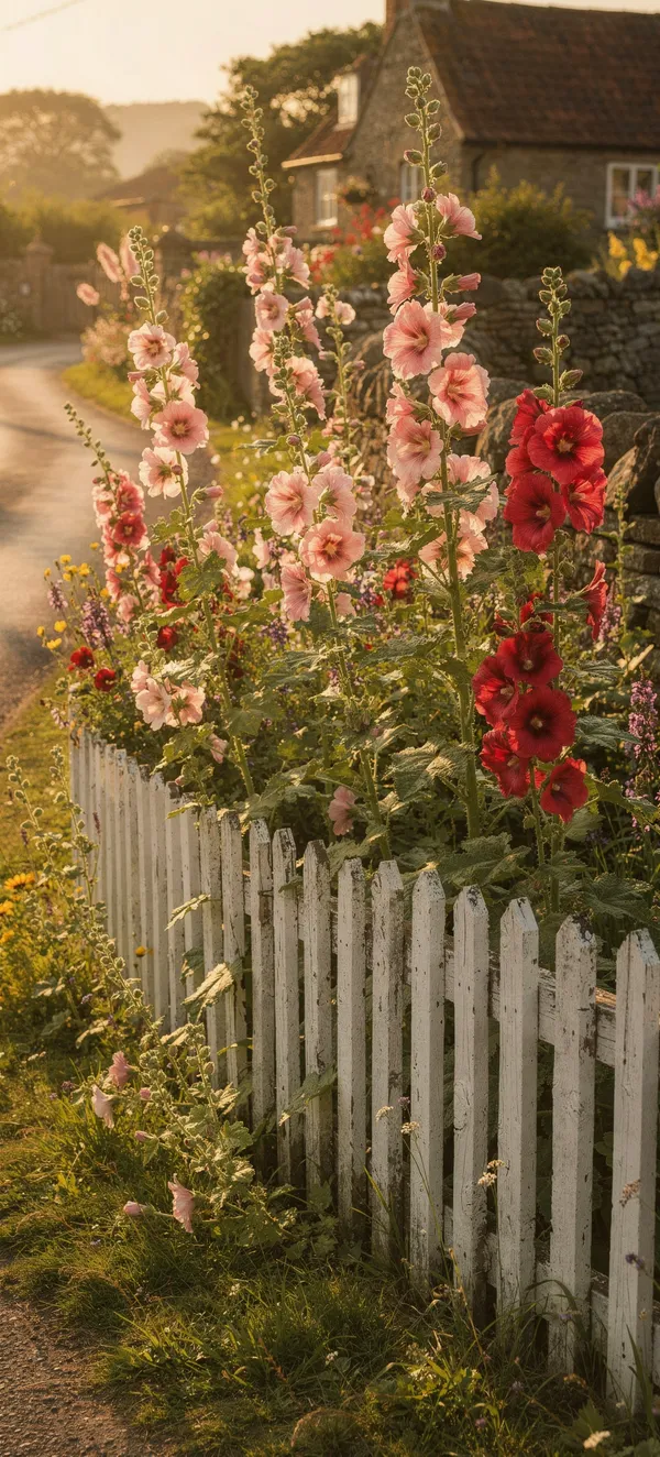 Hollyhocks Cottage Garden
