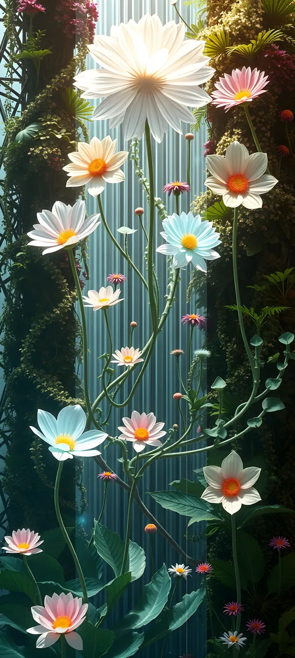 Holographic Floating Garden