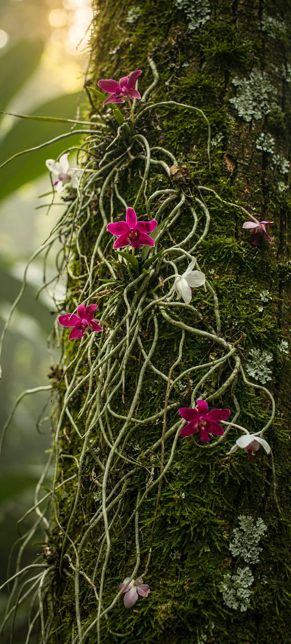 Forest Orchid Roots