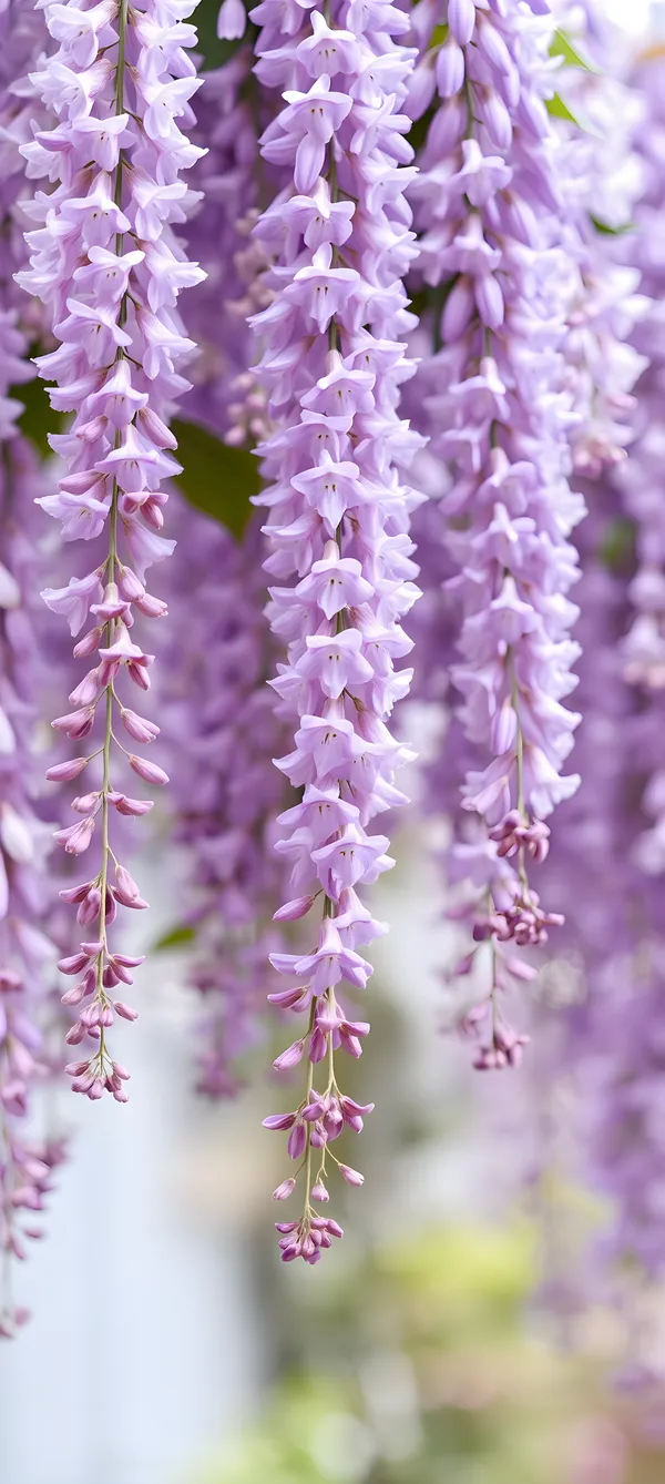 Cascading Wisteria Blossoms