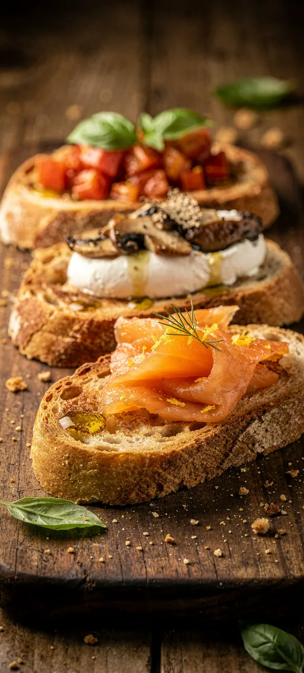 Elevated Bruschetta Trio