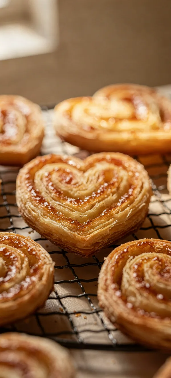 Golden Palmier Cookies