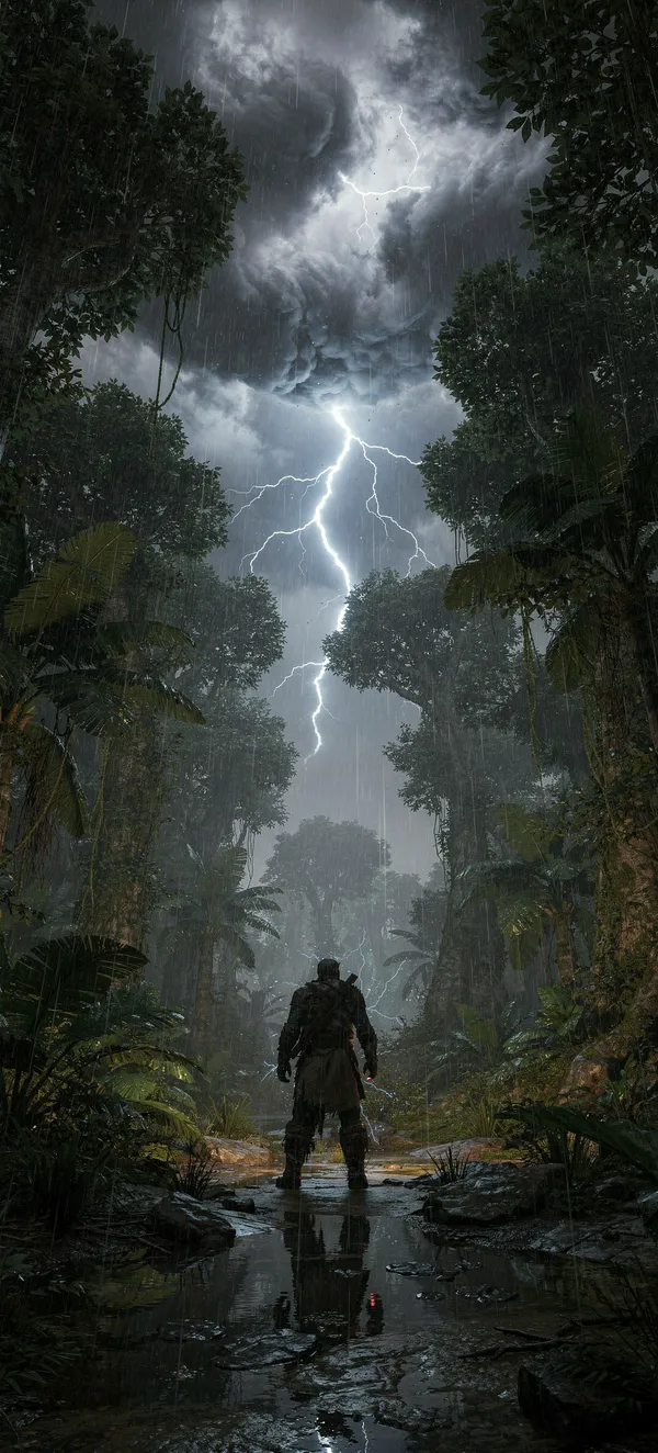 Primal Jungle Survival Game Wallpaper