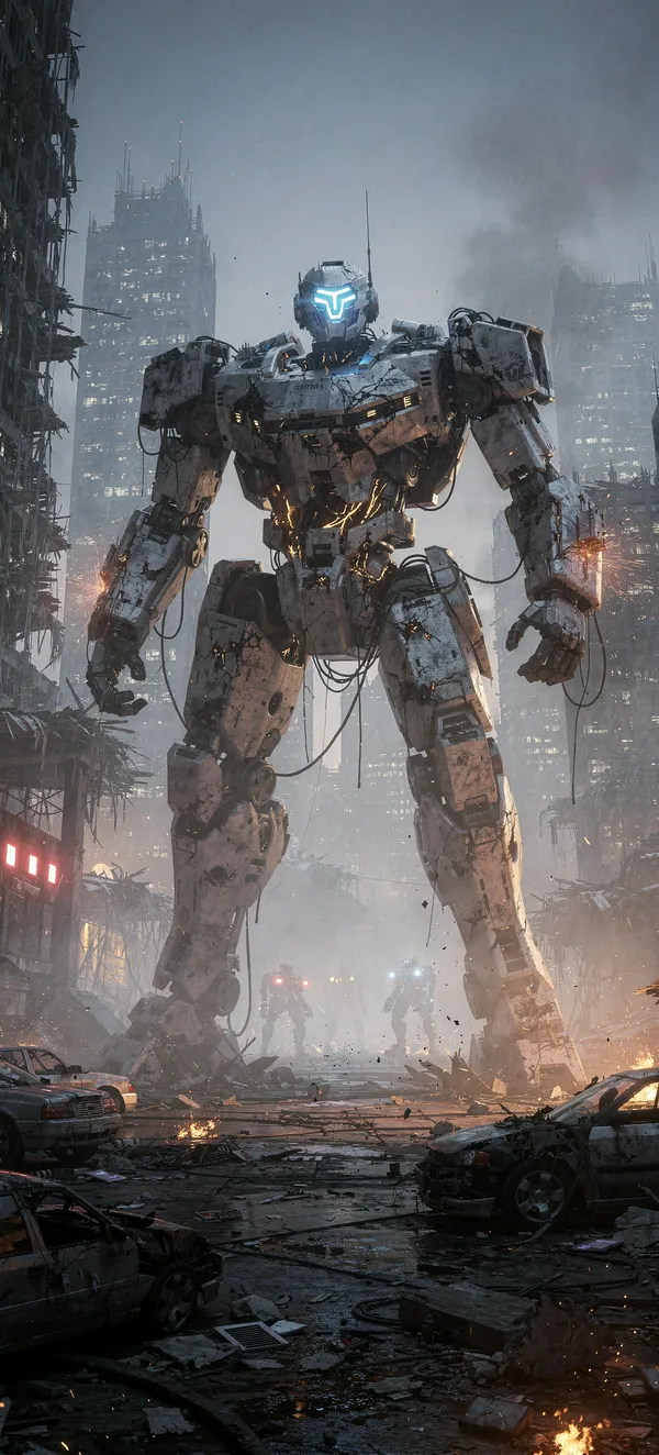 Mech Twilight Battle