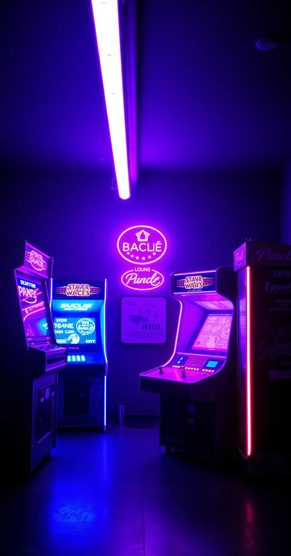 Gaming Neon Arcade