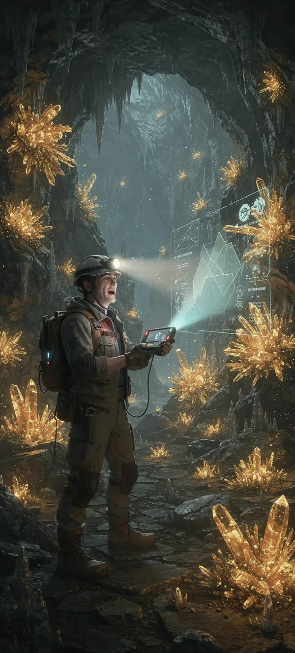 Geologist Cave Discovery
