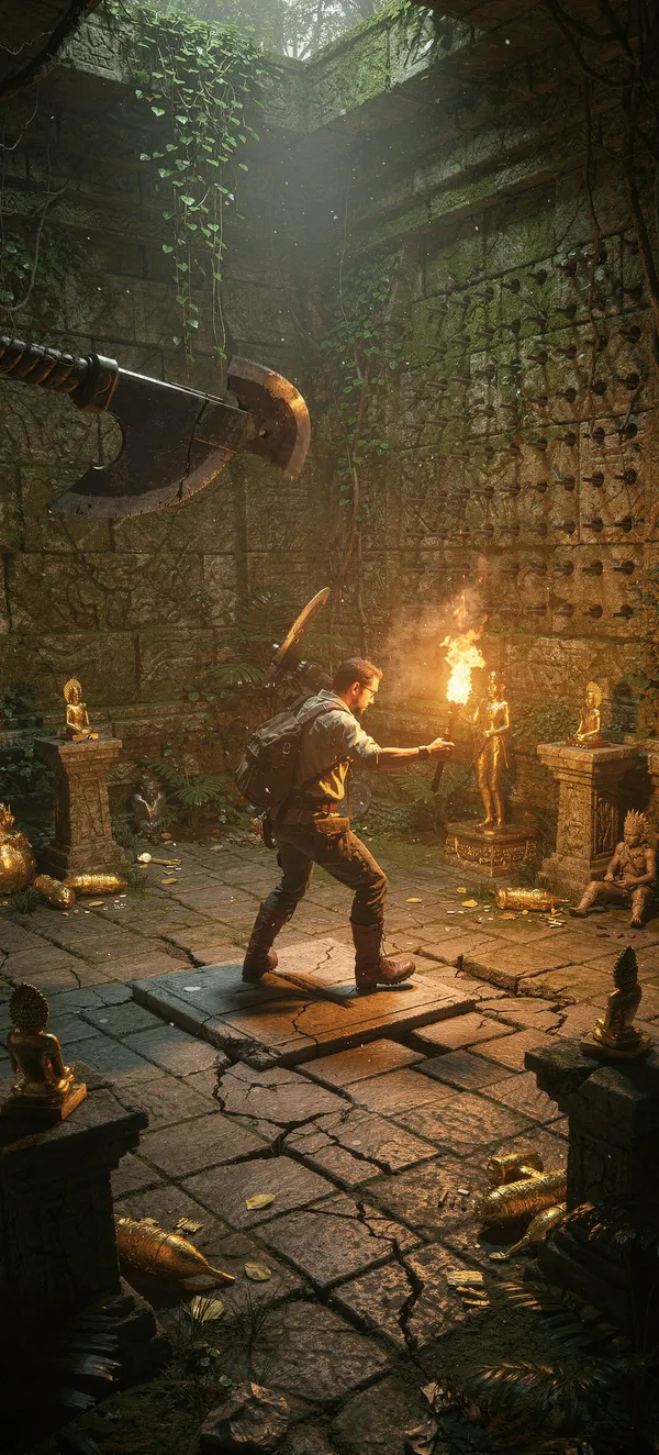 Jungle Temple Trap Room