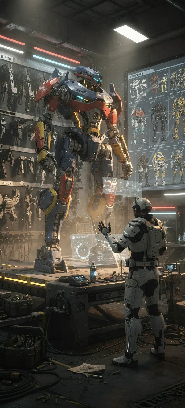 Mech Customization Garage