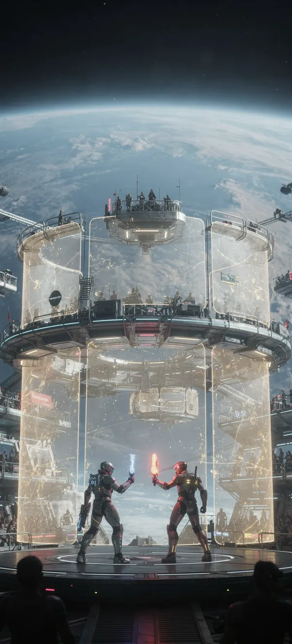 Orbital Gladiator Arena — Home screen