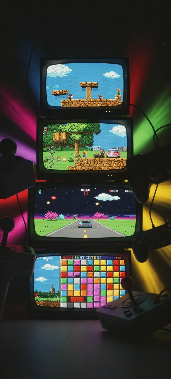 Retro Gaming Montage