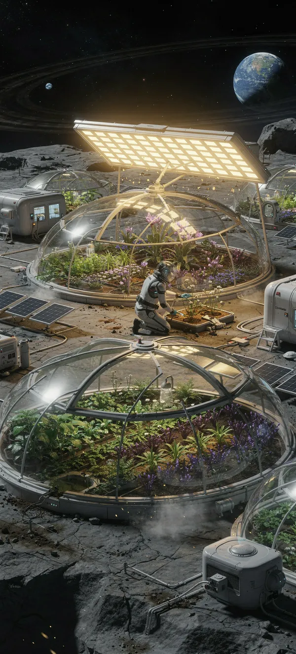 Asteroid Farming Colony