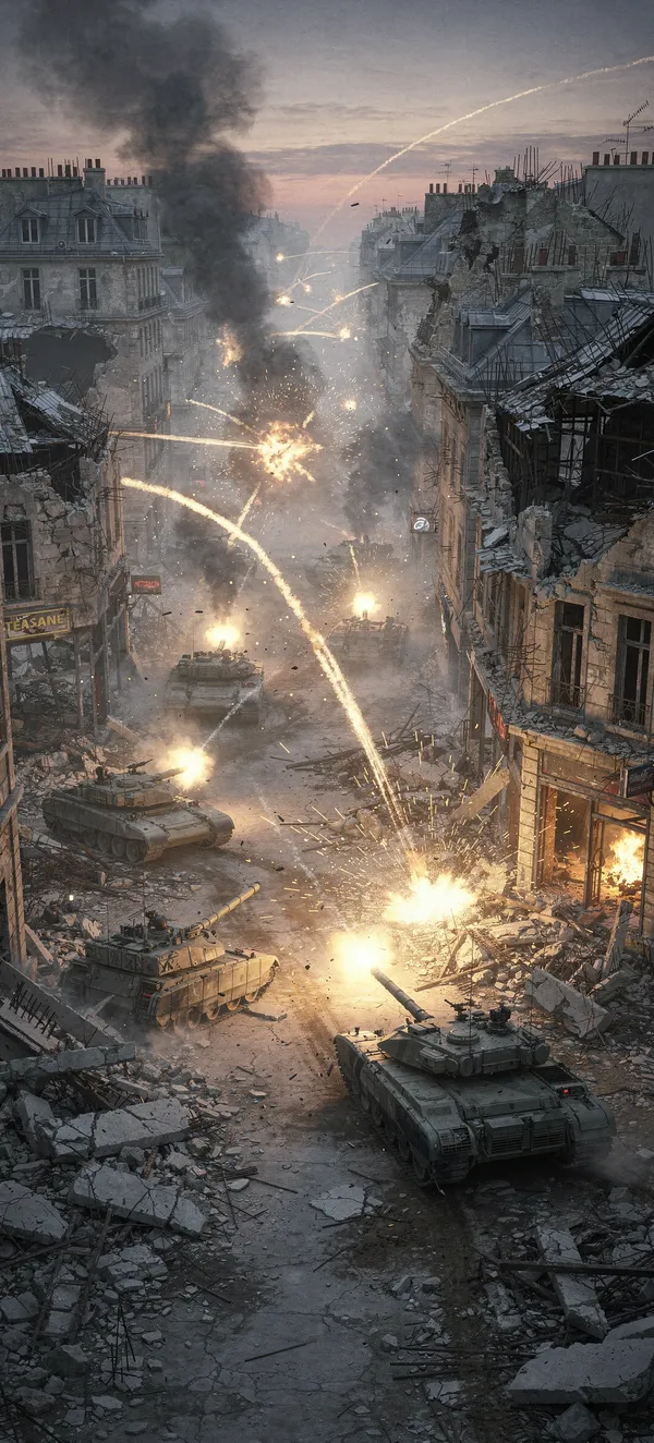 Tank Battle Cityscape