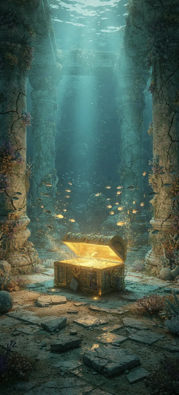 Underwater Temple Ruins