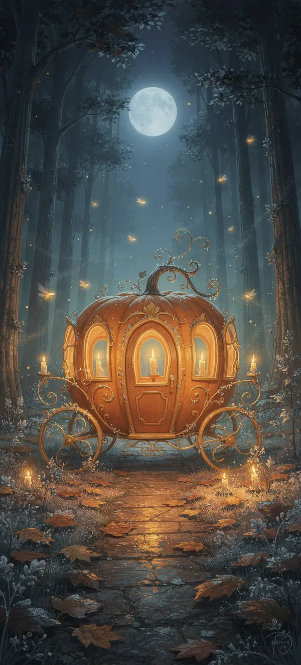 Enchanted Pumpkin Carriage