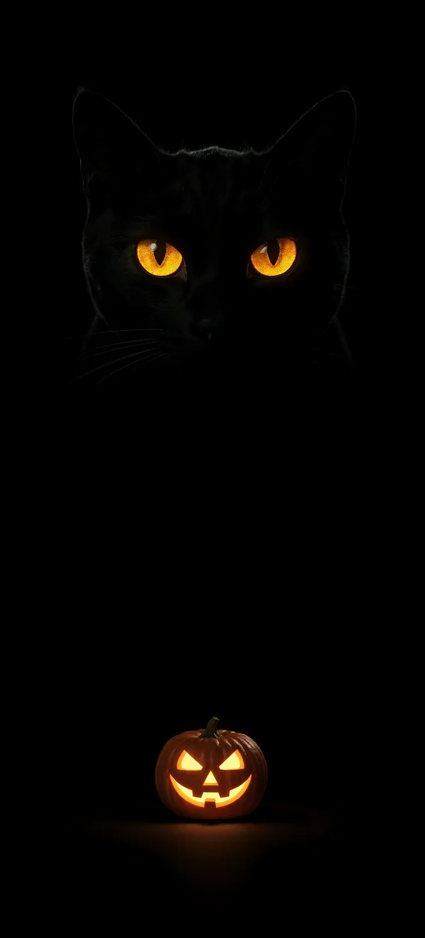 Glowing Cat Eyes Halloween