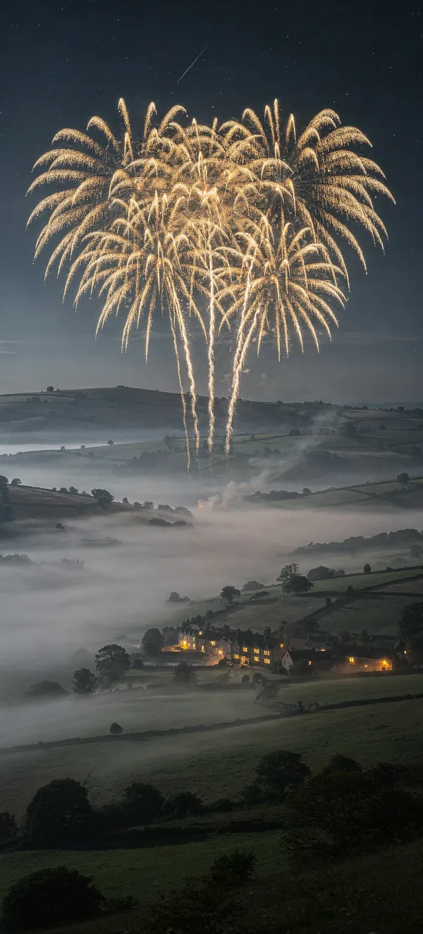 Bonfire Night 2026: Fireworks over English Hills