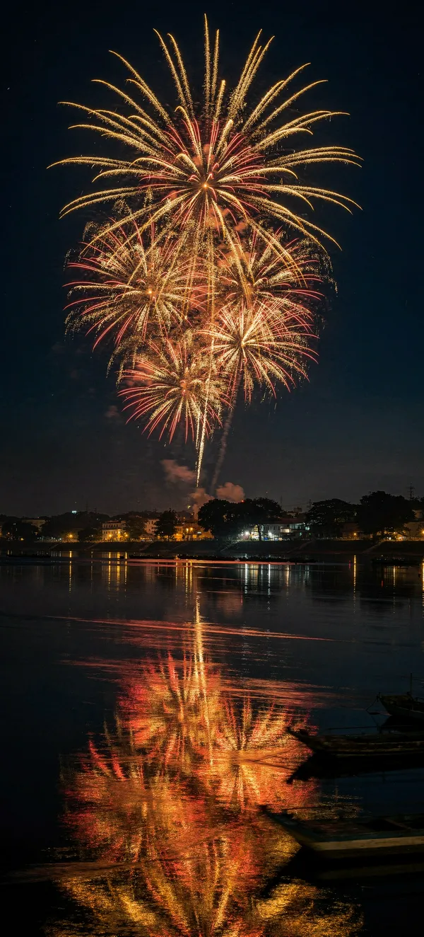Navratri 2026: Dussehra Fireworks over the River