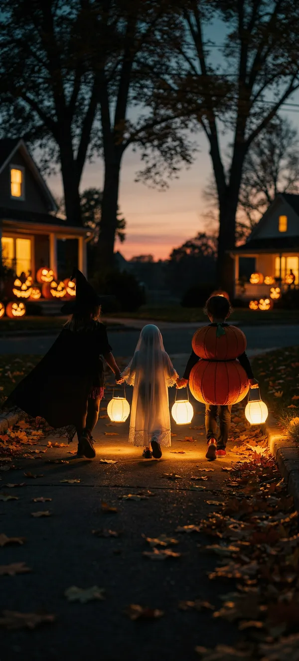 Halloween Trick-or-Treat Children