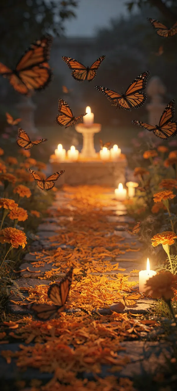 Day of the Dead 2026: Monarch Butterflies and Marigold Path