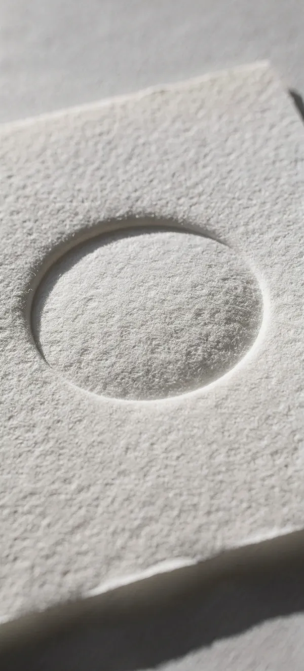 Embossed Circle Minimal