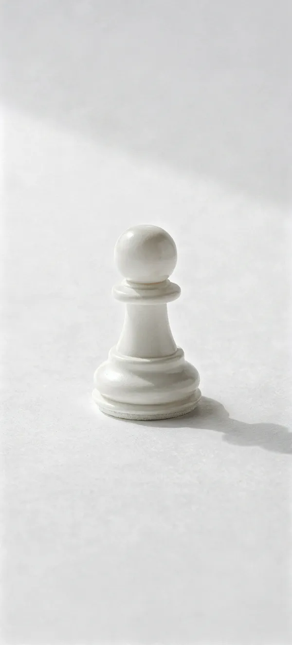 Minimal White Pawn