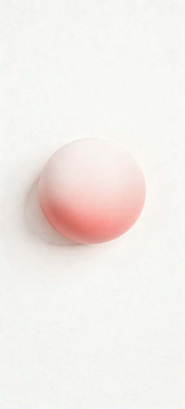 Minimal Pink Gradient Sphere