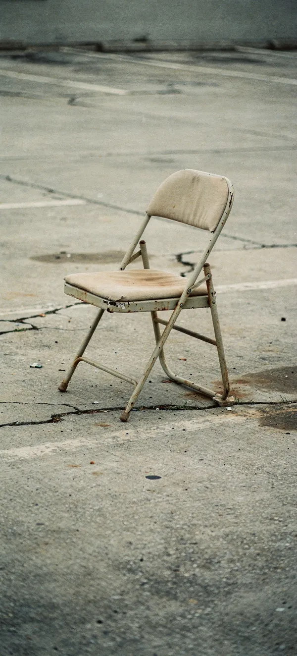 Solitary Chair Minimal Wallpaper