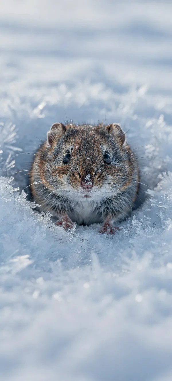 Arctic Lemming Macro Nature Wallpaper