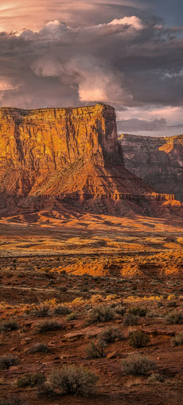 Dramatic Mesa Sunset