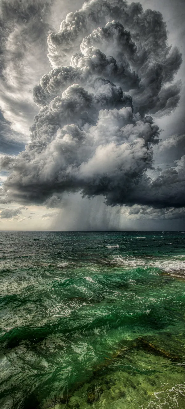 Monsoon Storm Ocean