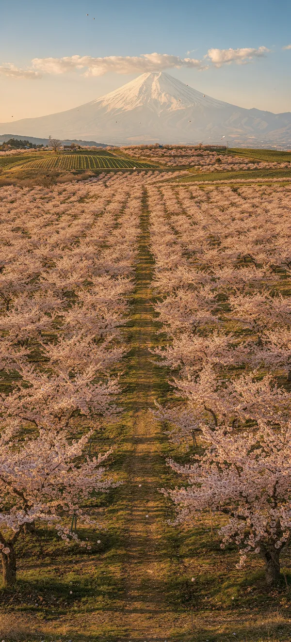 Cherry Blossom Orchard