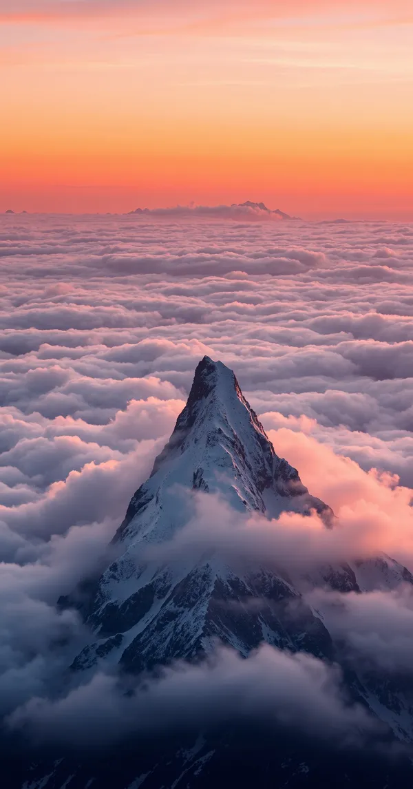 Mountain Peak Clouds