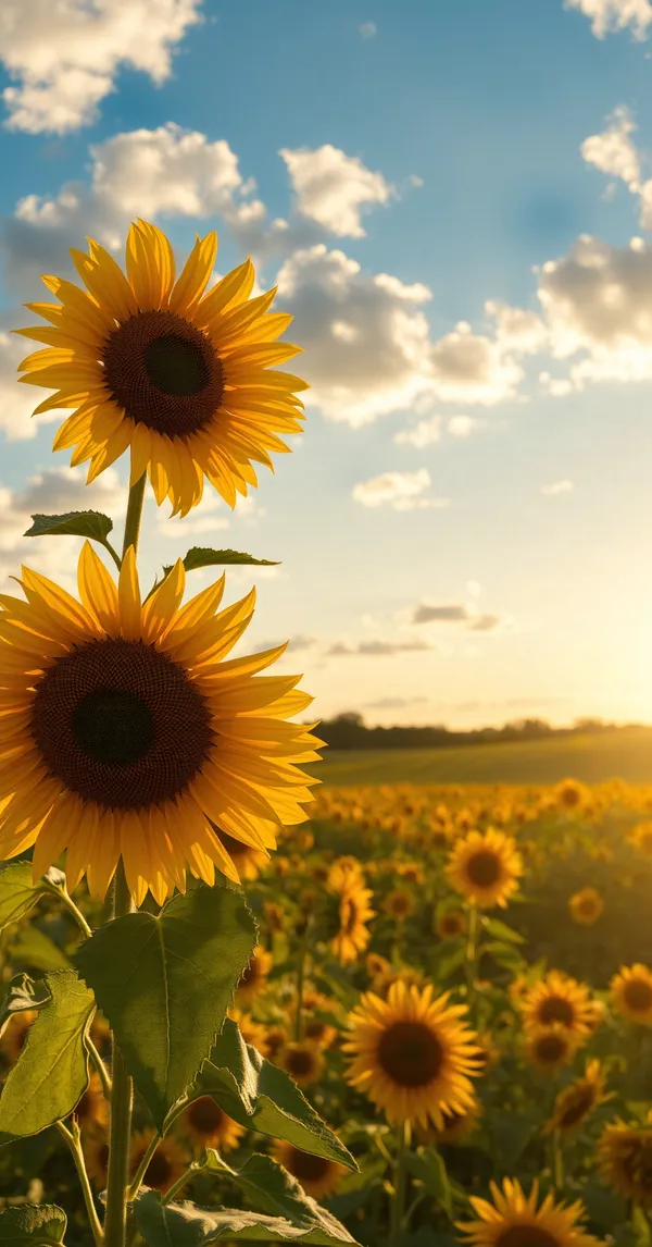 Sunflower Field Golden