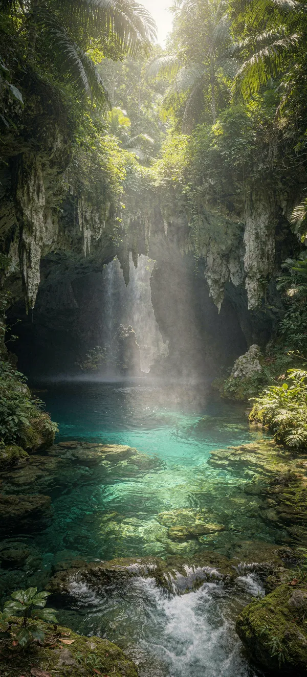 Underground River Cave Emergence