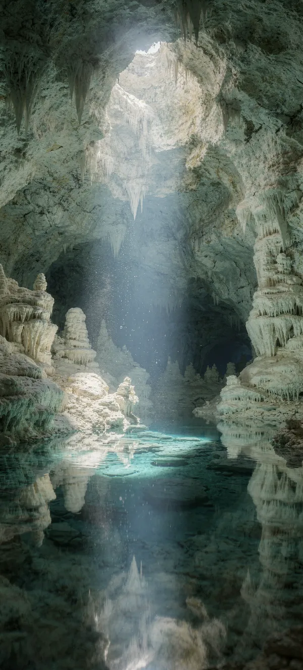 Underwater Cave Crystal Waters