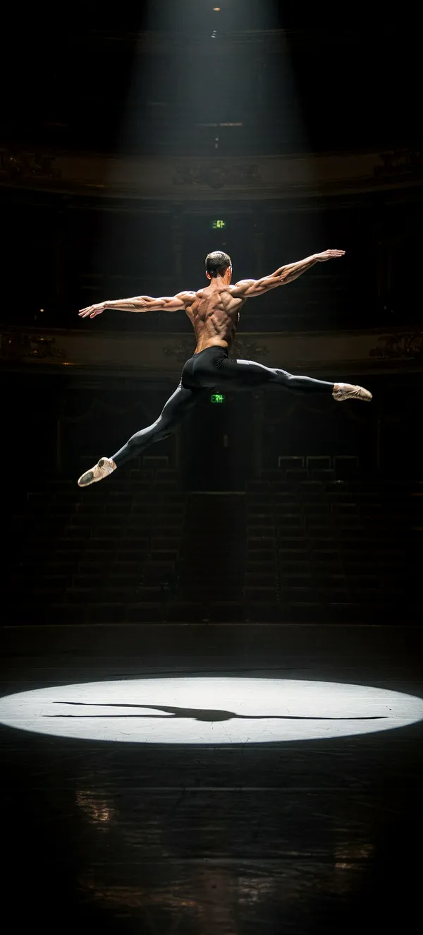 Ballet Dancer Grand Jeté