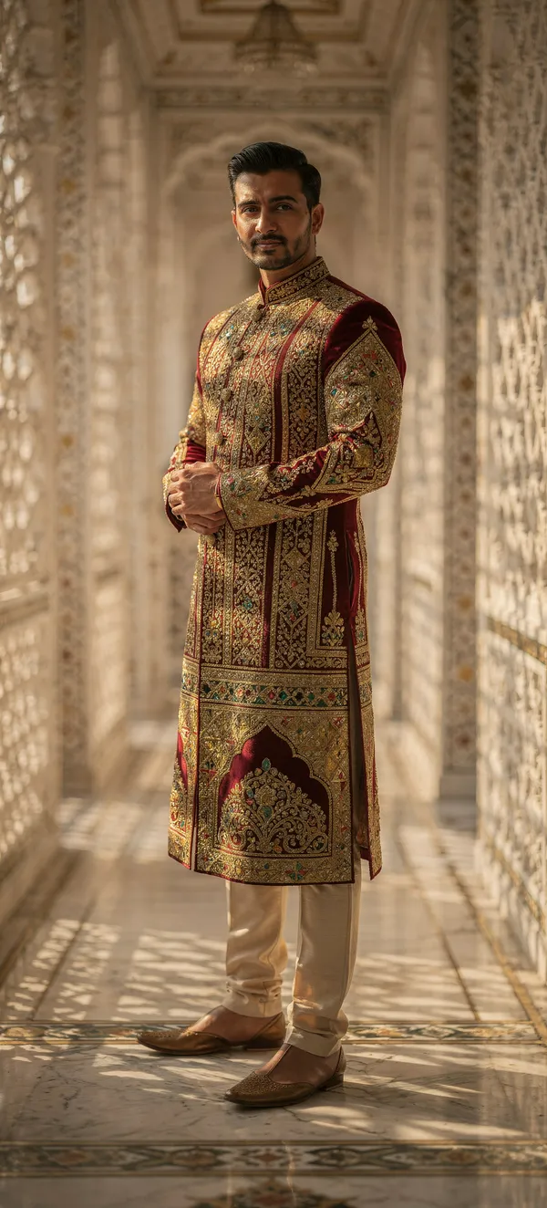 Regal Palace Sherwani Portrait