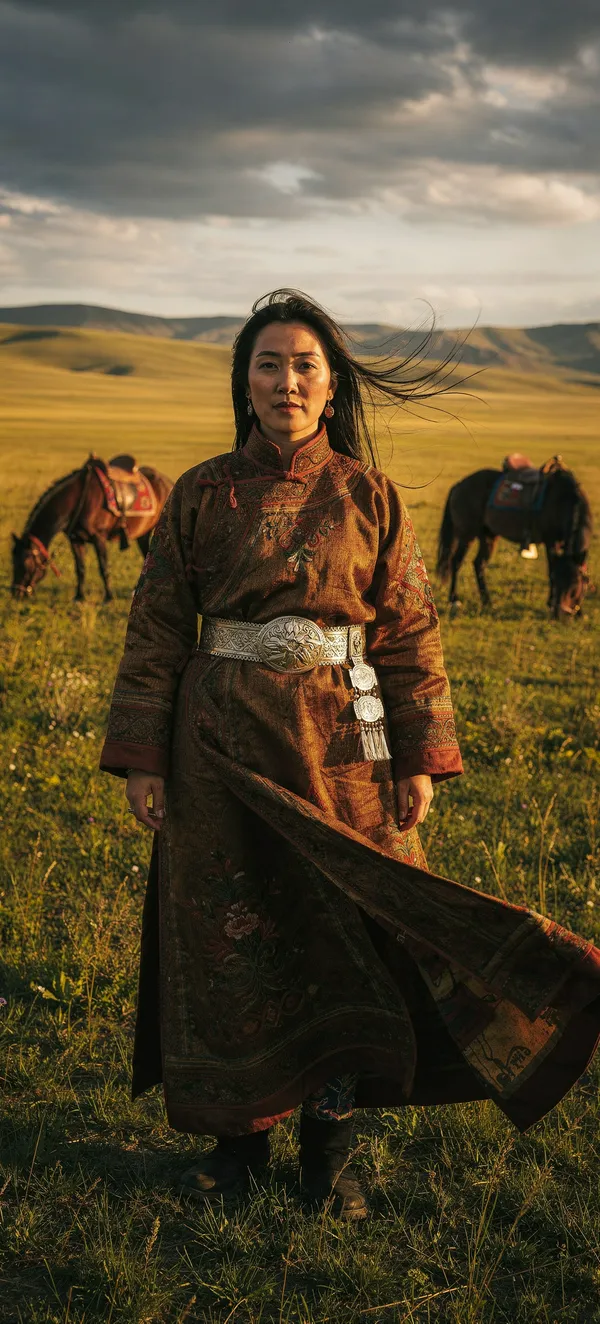 Mongolian Steppe Woman