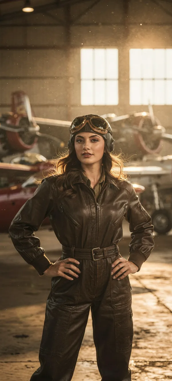 Vintage Aviation Portrait