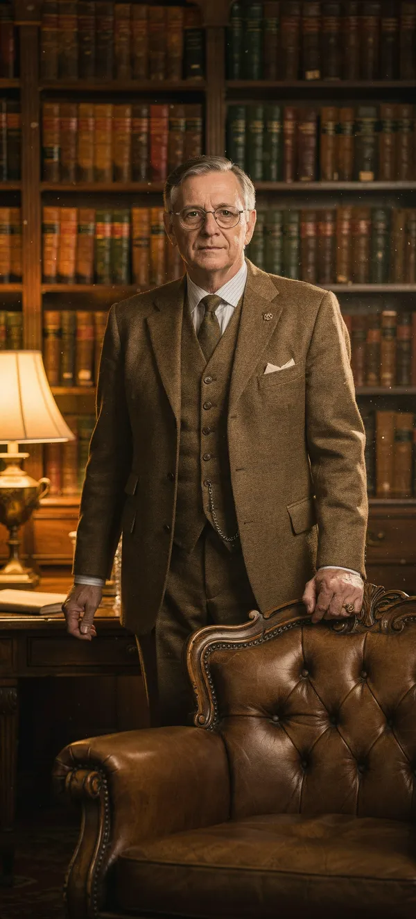 Scholarly Library Portrait